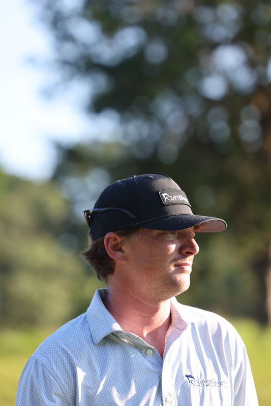 R355 Black/Black Patch Hat