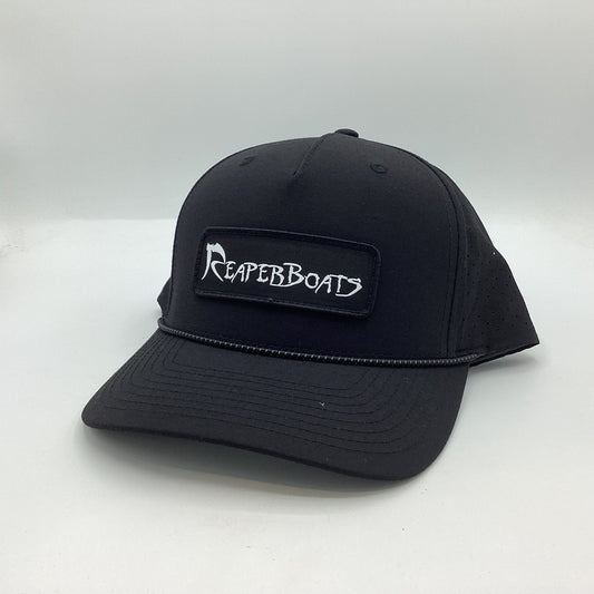 R355 Black/Black Patch Hat