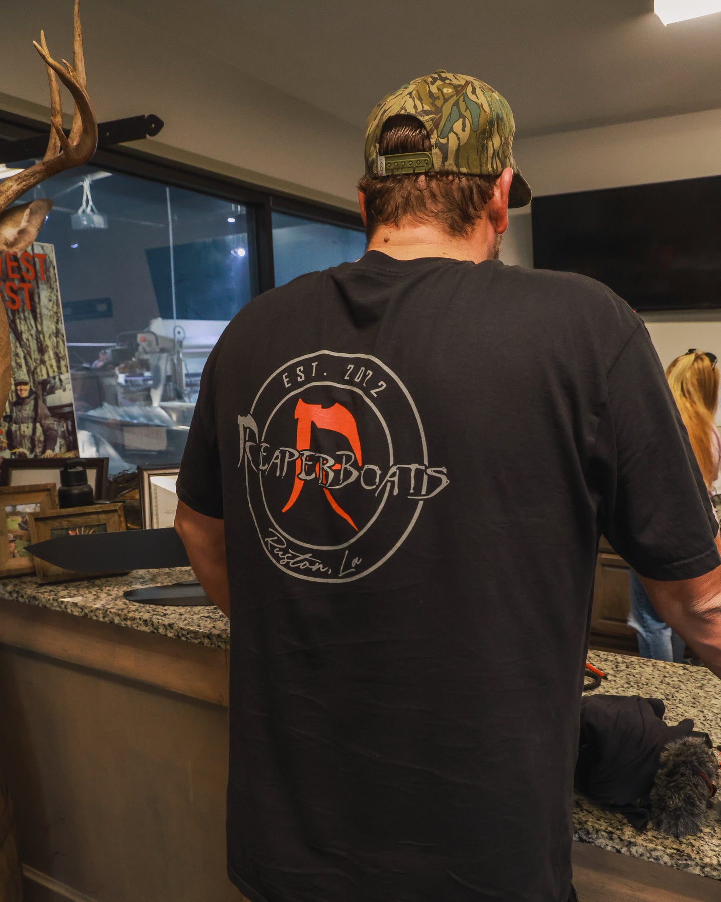 Black Logo Short Sleeve Shirt